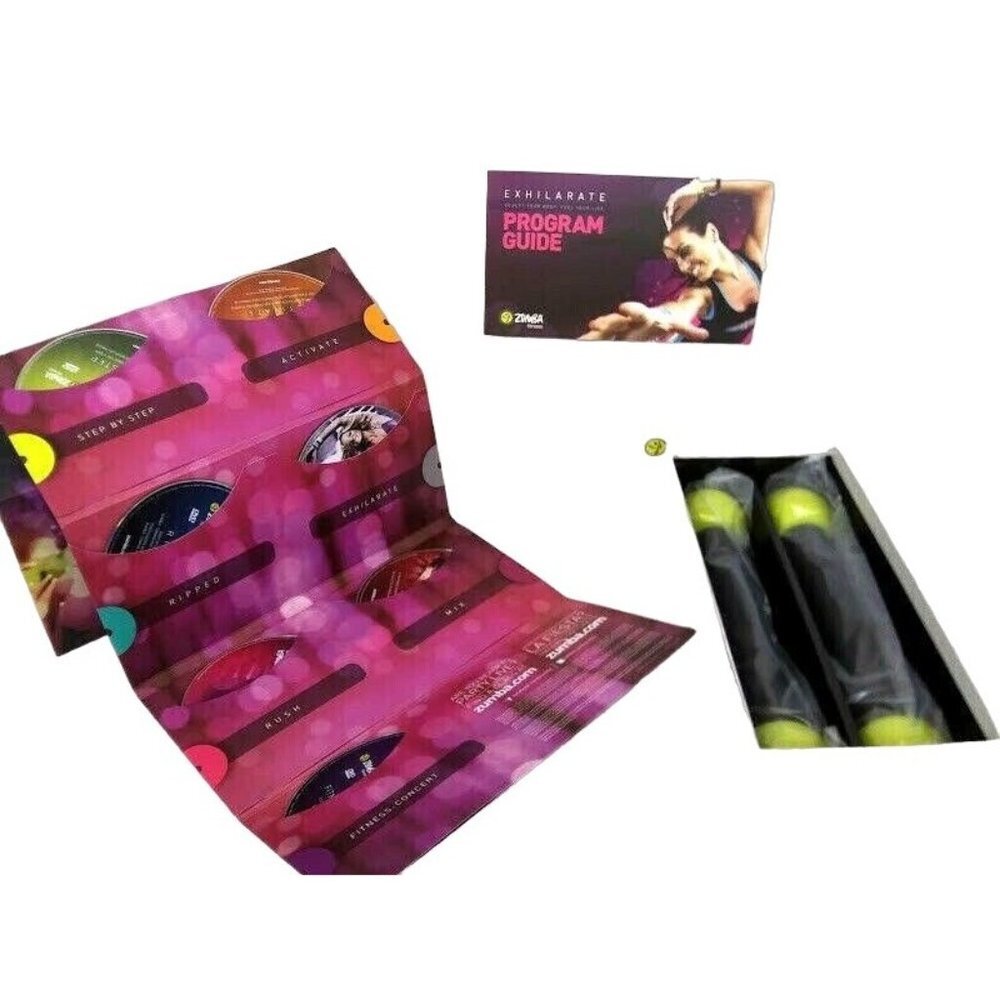 Zumba Fitness Exhilirate The Ultimate Party Experience With DVDS For Body